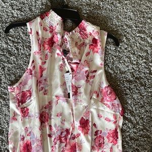 10 - NWT Violets and Roses pink floral blouse - Size 2X
